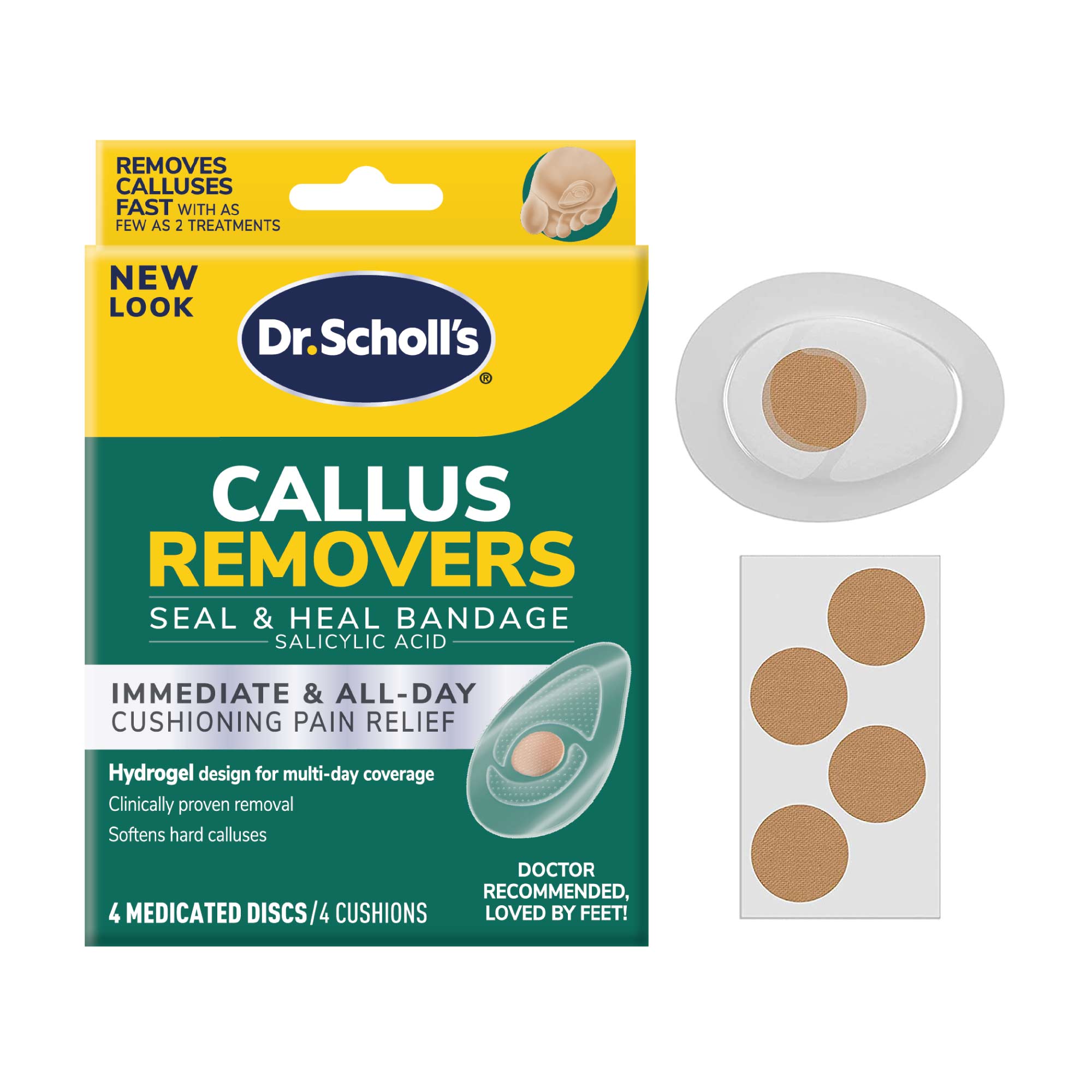 Callus Removers Seal u0026 Heal Bandage with Hydrogel Technology – DrScholls
