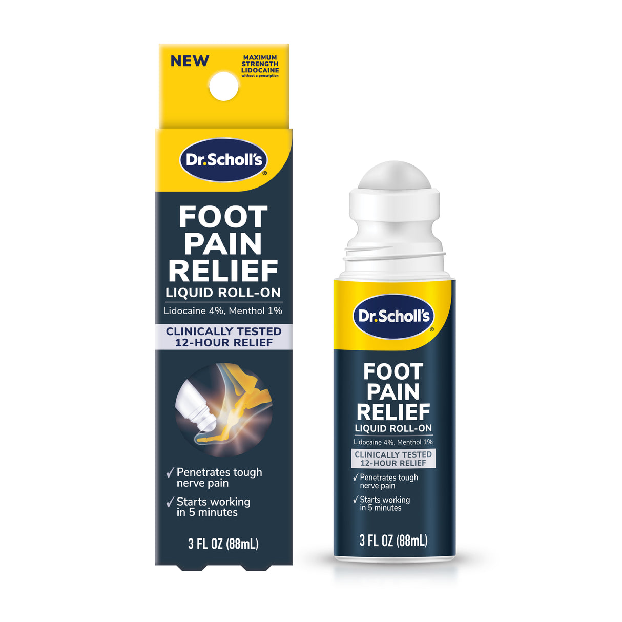 Foot Pain Relief Liquid Roll-On