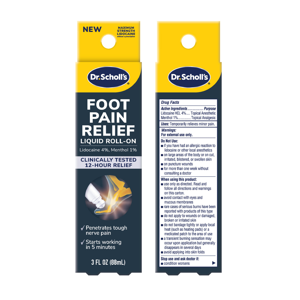 Foot Pain Relief Liquid Roll-On