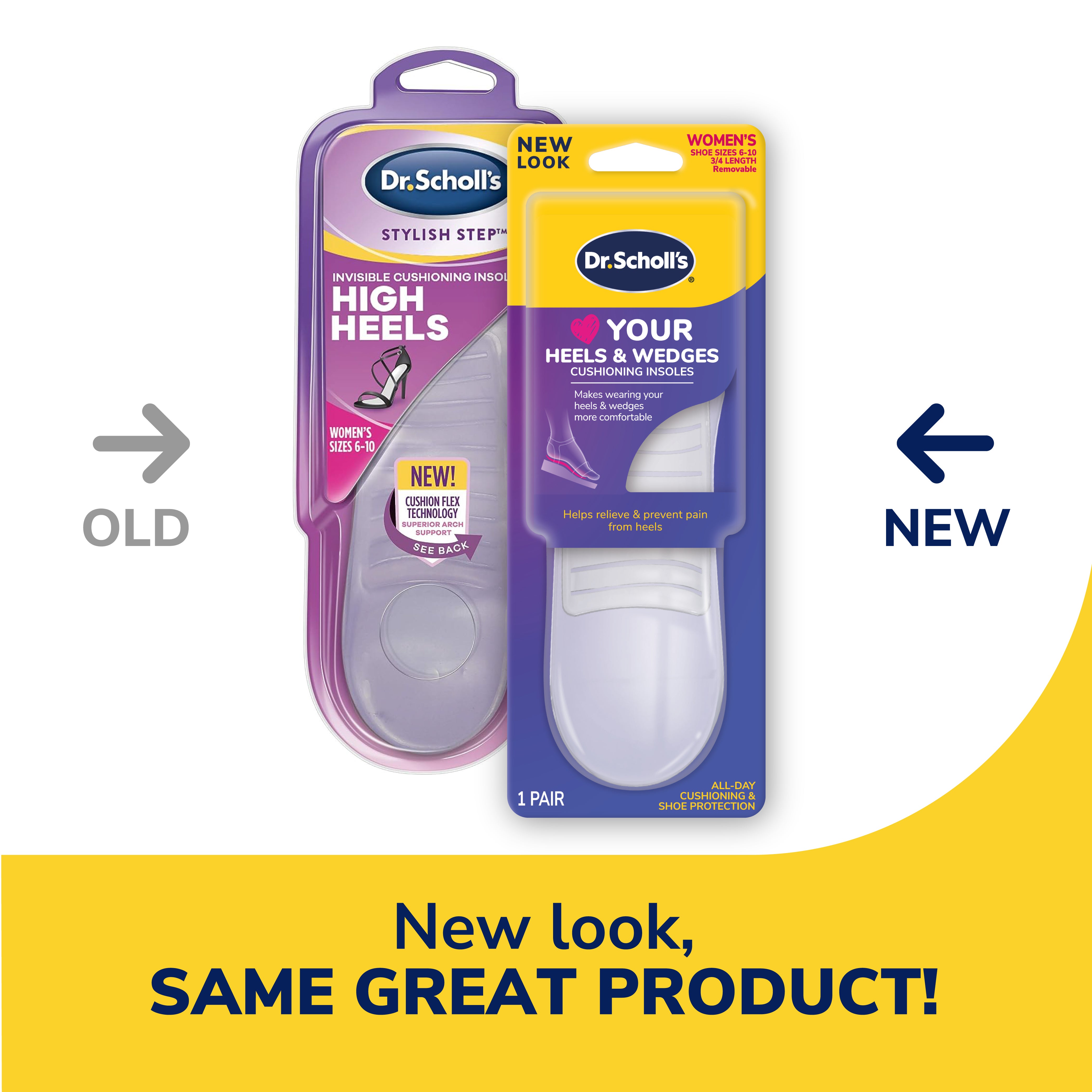 GENUINE Dr Scholl's Stylish Step - High Heel Relief| Invisible Cushioning  |Ball of Foot | Flats | Sneakers | Hidden Arch | Shopee Malaysia
