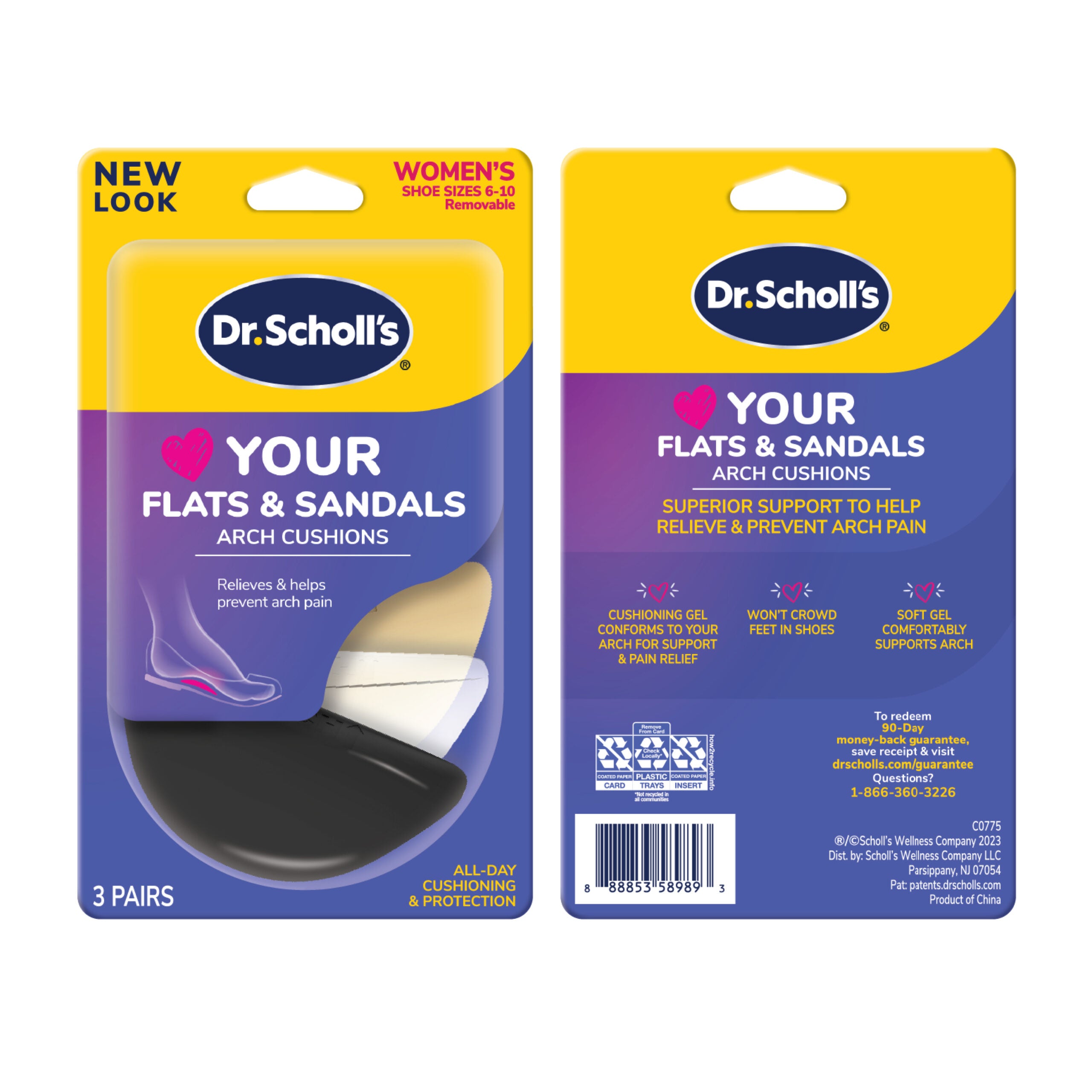 Dr scholl's slippers with arch support on sale