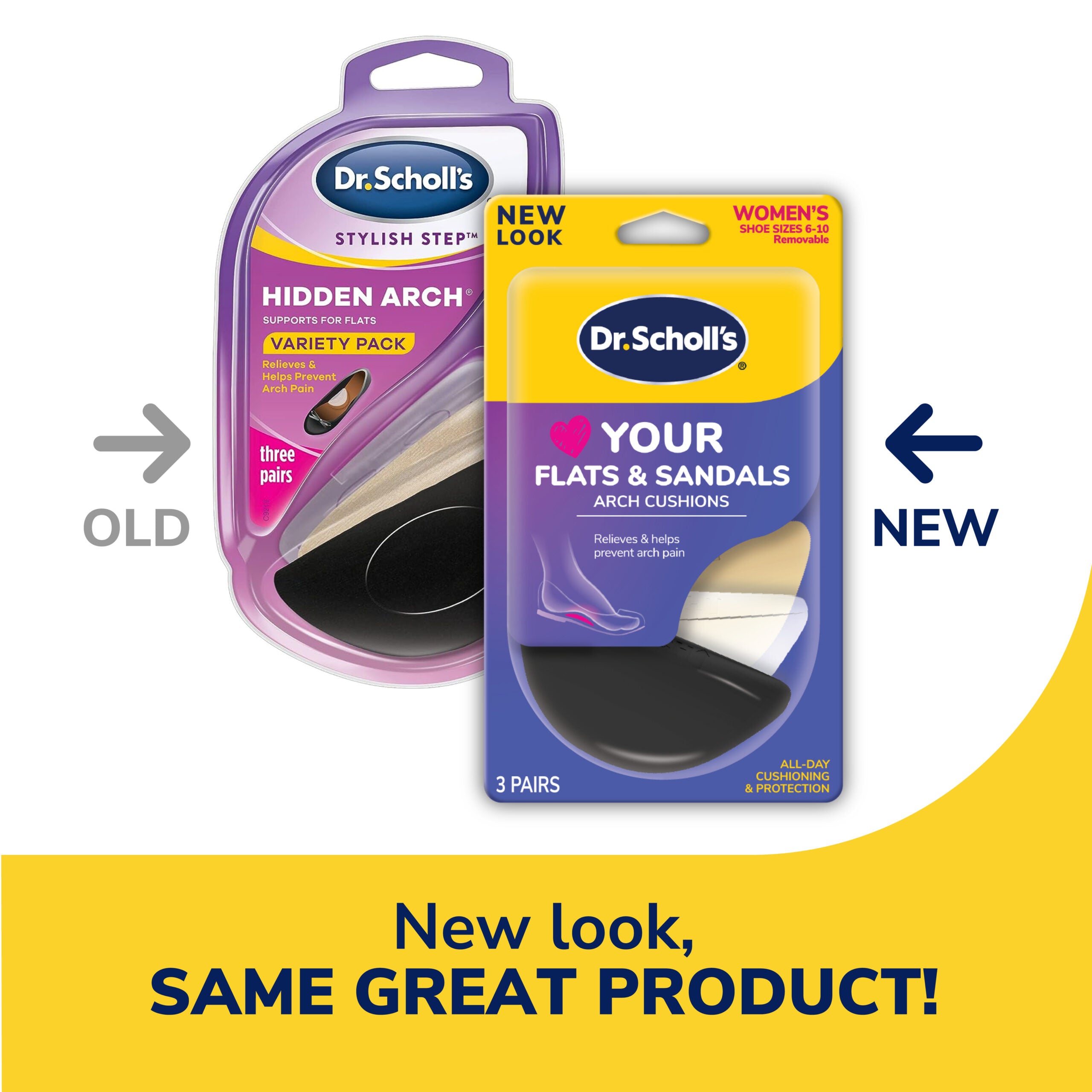 Dr scholl's arch support inserts online