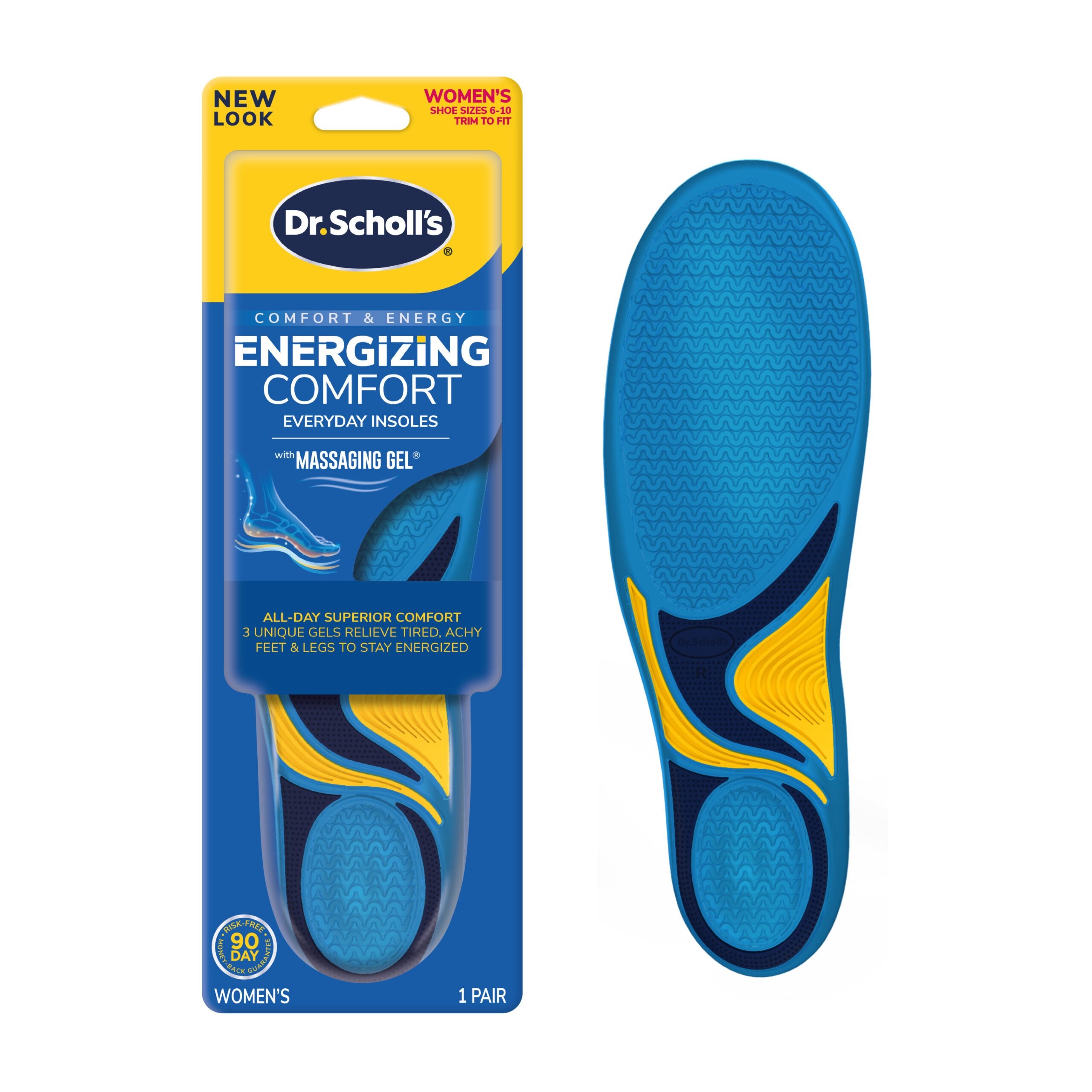 Energizing Comfort with Massaging® Gel Insoles