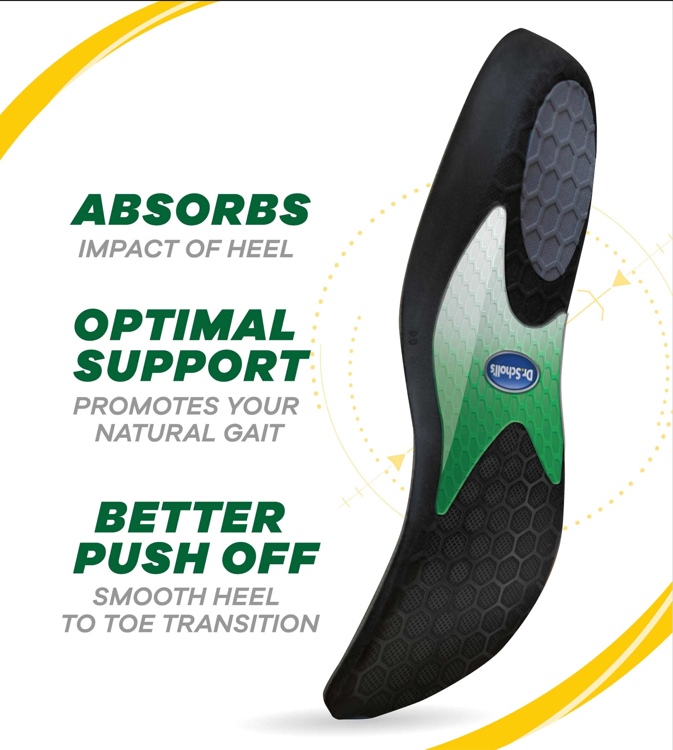 Dr scholl's athletic running insoles online